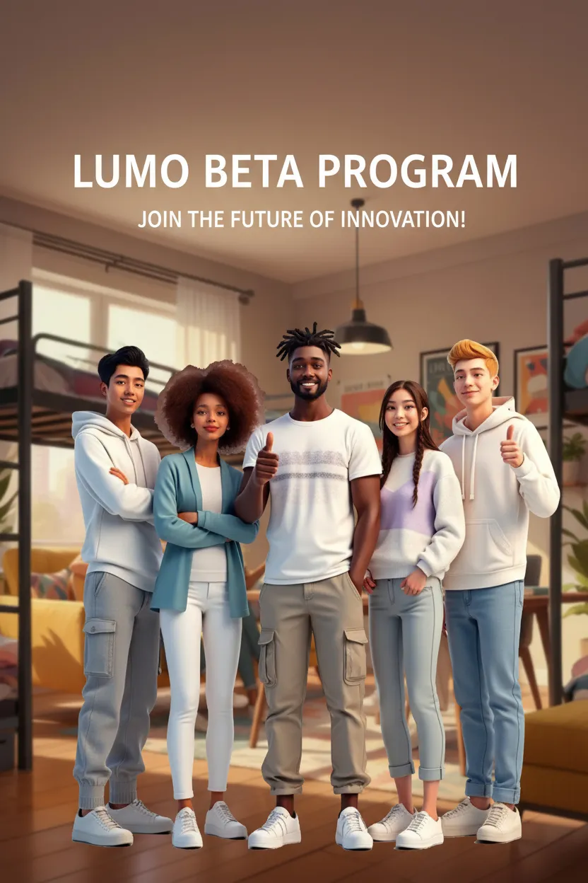 Students at university campus